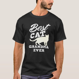 Beste Katze Oma je Cat Eigentümer Granny Cat T-Shirt