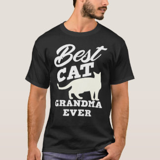 Beste Katze Oma je Cat Eigentümer Granny Cat T-Shirt