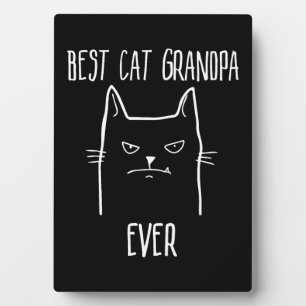Beste Katze Opa Ever - Kitty Papa Fotoplatte