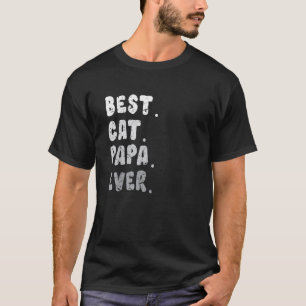 Beste Katze Papa Ever Funny Cat-Owner Vater Vather T-Shirt