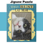 Beste Katzen-Mutter macht Foto blau gelb Puzzle<br><div class="desc">Feiern Sie die purpurrote Katzenmutter in Ihrem Leben mit diesem charmanten Puzzle! Dieses nachdenkliche Geschenk ist ideal für alle Tierliebhaber, mit einem bezaubernden Design, das ihre Liebe für ihre Freundin zeigt. Ob sie nun eine Erinnerung an ihren Lieblings-Kätzchenmoment zusammenzaubert oder einfach nur entspannende Ausfallzeiten genießt, dieses Rätsel ist eine wunderbare...</div>