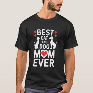 Beste Katzen- und Hundemutter Aller Pet Mama Liebh T-Shirt