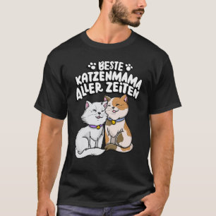Beste Katzenmama Aller Zeiten Familie Muttertag T-Shirt