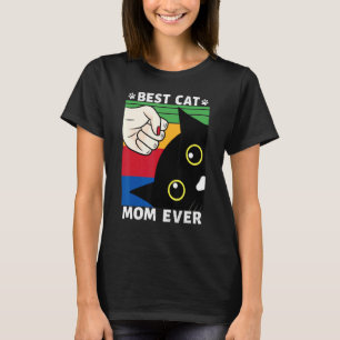 Beste Katzenmutter Aller Zeiten Fist Bump Katze Vi T-Shirt