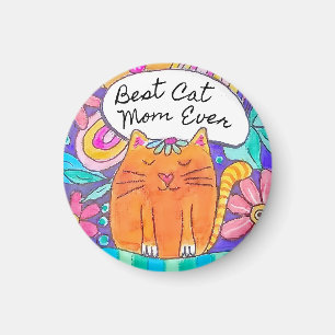 Beste Katzenmutter Aller Zeiten Katzen-Geschenk-Au Magnet