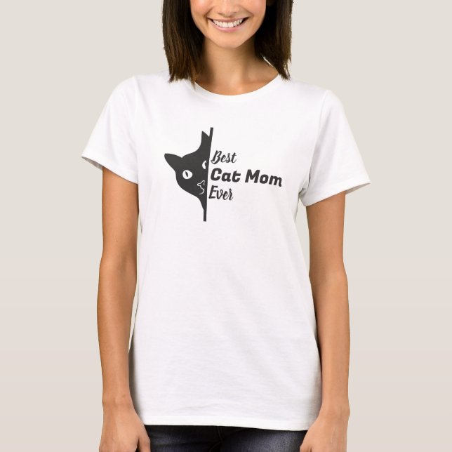 Beste Katzenmutter Aller Zeiten Linx Katze T-Shirt (Vorderseite)