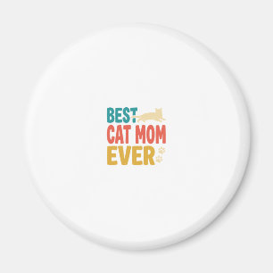 Beste Katzenmutter Aller Zeiten Vintage Katzenlieb Magnet