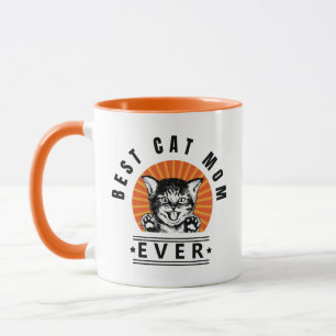 Beste Katzenmutter Aller Zeiten Vintage Sonnenstra Tasse