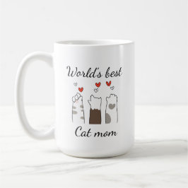 Beste Katzenmutter der Welt individuell Kaffeetasse