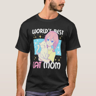 Beste Katzenmutter der Welt mit einer Katze T-Shirt