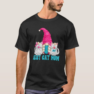 Beste Katzenmutter Gnom Grafik Für Frauen Und Verr T-Shirt