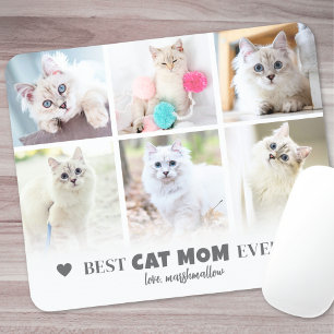 Beste Katzenmutter Haustier Foto Mousepad