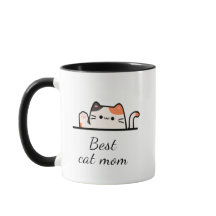 Beste Katzenmutter individuelles Script Tasse