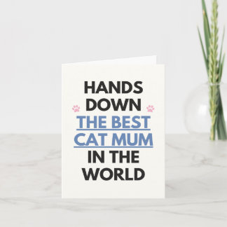 Beste Katzenmutter Karte