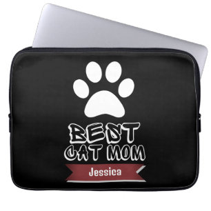 Beste Katzenmutter, Mama Mama personalisieren Name Laptopschutzhülle