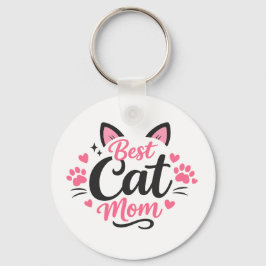 Beste Katzenmutter Schlüsselanhänger