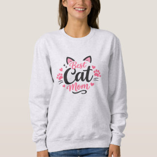 Beste Katzenmutter Sweatshirt