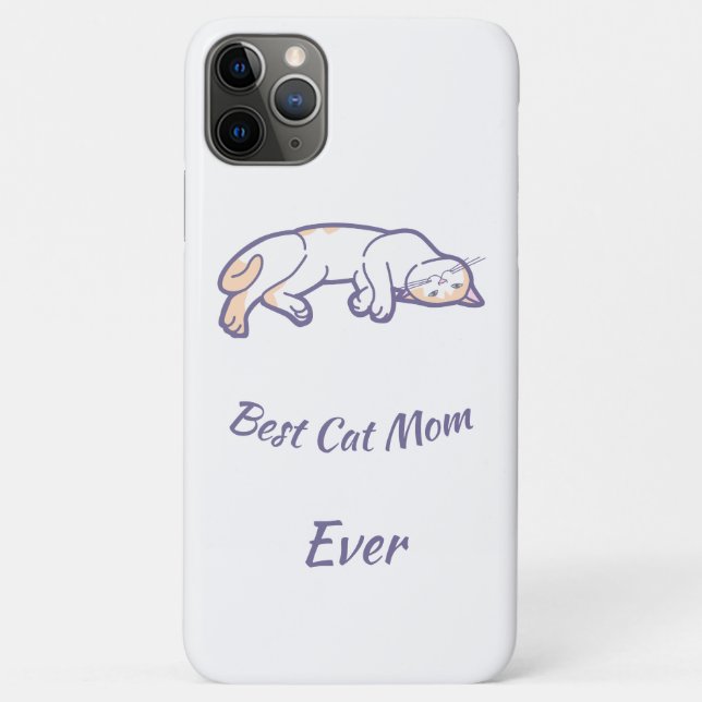 Beste Katzenmutter überhaupt Case-Mate iPhone Hülle (Rückseite)