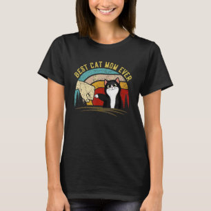 Beste Katzenmutter überhaupt Frauen Vintage Katzen T-Shirt