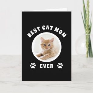 Beste Katzenmutter überhaupt, individuelles Foto p Karte