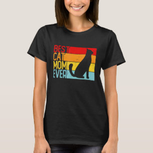 Beste Katzenmutter überhaupt Katzenmama Retro-Ka T-Shirt