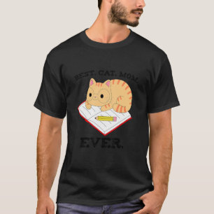 Beste Katzenmutter überhaupt, lustige Katze schrei T-Shirt