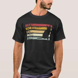 Beste Katzenmutter überhaupt Mutter Korat Katze T-Shirt