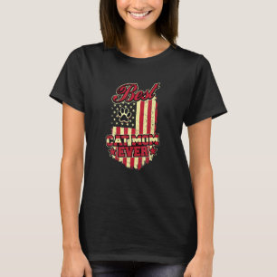 Beste Katzenmutter überhaupt Patriotische Mutter V T-Shirt