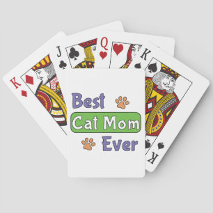Beste Katzenmutter überhaupt Spielkarten