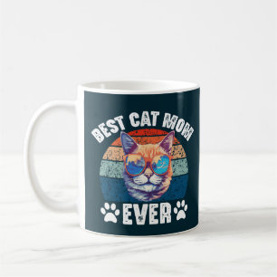 Beste Katzenmutter überhaupt Vintage Lustige Katze Kaffeetasse