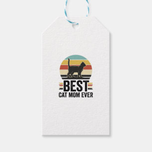 Beste Katzenmutter überhaupt Vintage schwarze Katz Geschenkanhänger