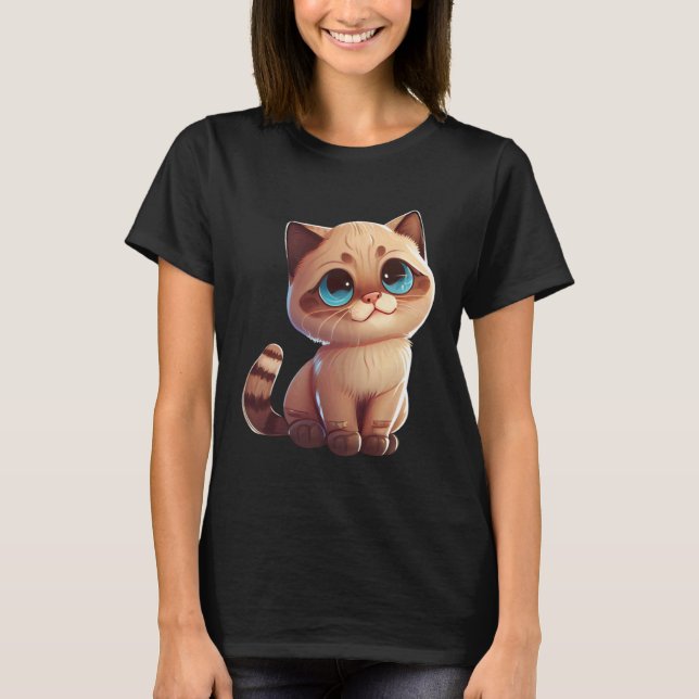 Beste Katzenmutter und Katzenvater  3 T-Shirt (Vorderseite)