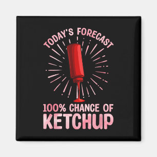 Beste Ketchup-Kunst für Männer Frauen Ketchup-Novi Magnet