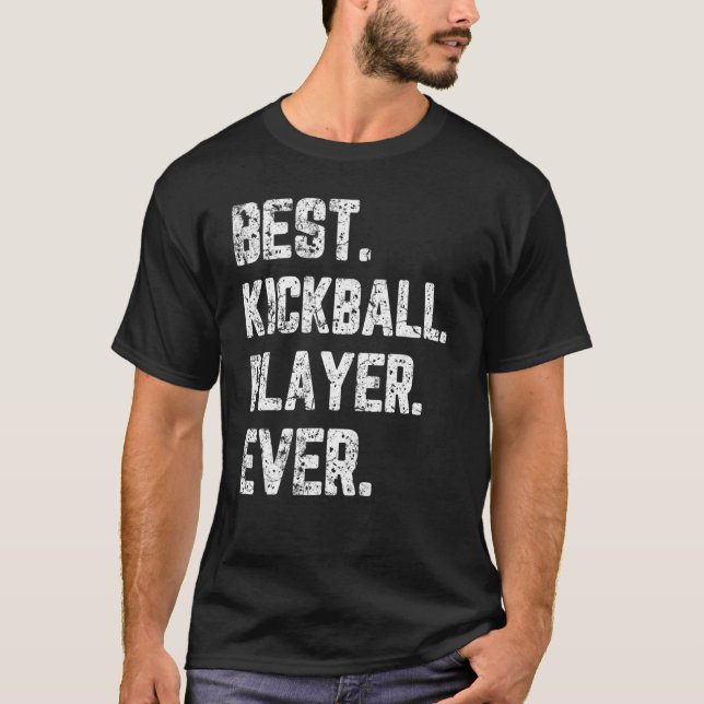 Beste Kickball-Spielerschulung je Kickballer T-Shirt (Vorderseite)