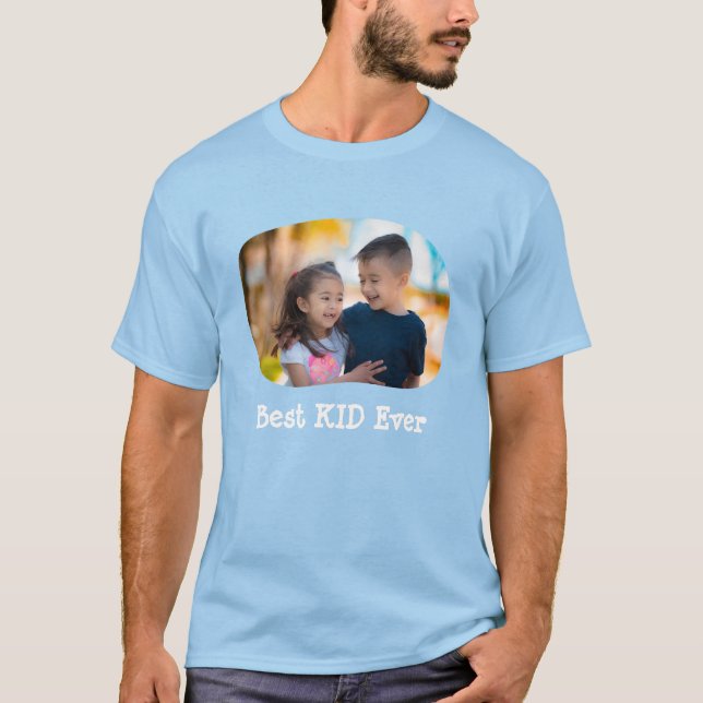 Beste KIDs Hochladen Ihres horizontalen Fotos T-Shirt (Vorderseite)