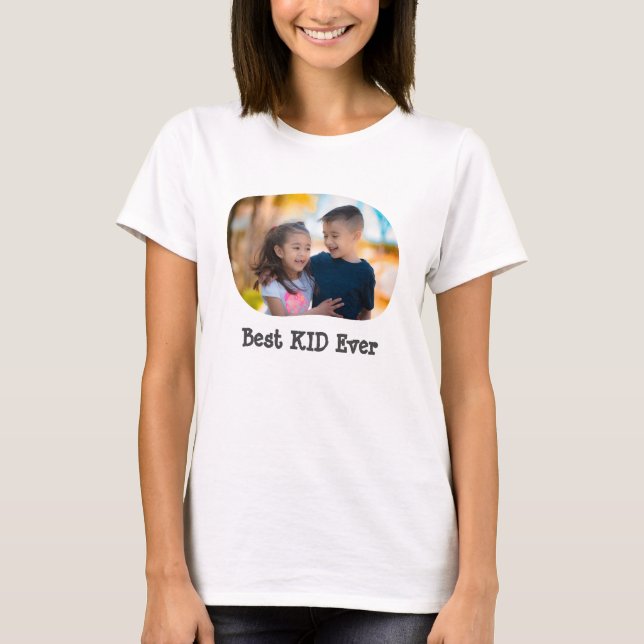 Beste KIDs Hochladen Ihres horizontalen Fotos T-Shirt (Vorderseite)