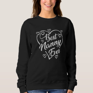Beste Kindermädchen je Niedliches Herz Gestalt Gro Sweatshirt