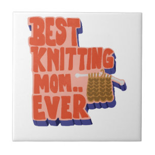 Beste Knittertechnik für Mama je Retro Vintage Typ Fliese