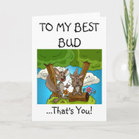 Beste Knospen-Gruß-Karte