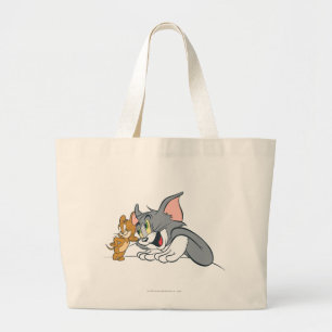 Beste Knospen Toms und Jerry Jumbo Stoffbeutel