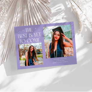 Beste kommt noch Flieder Grad Foto Ankündigung