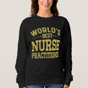 Beste Krankenpflegerin der Welt Job Titel Krankens Sweatshirt