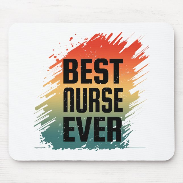 BESTE KRANKENSCHWESTER ALLE ZEITEN MOUSEPAD (Vorne)