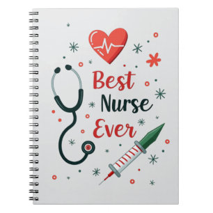 Beste Krankenschwester je - Funny Playful Design Notizblock
