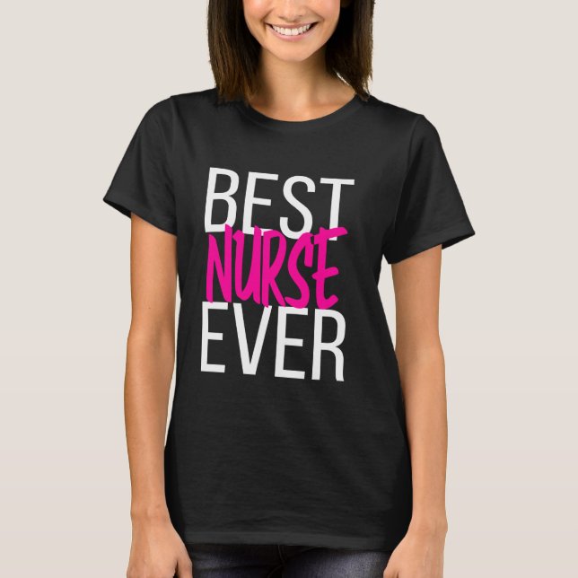 Beste Krankenschwester je T-Shirt (Vorderseite)