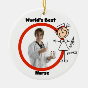 Beste Krankenschwesterverzierung der Keramikornament