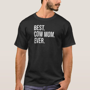 Beste Kuh-Mutter Aller Zeiten Süße Kuh-Bäuerin Mut T-Shirt