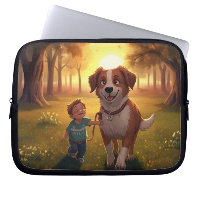 Beste Kumpels Laptopschutzhülle (Vorderseite)