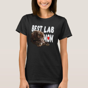 Beste Lab-Mama Chocolate Labrador Brauner Retrieve T-Shirt