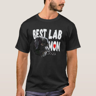 Beste Lab-Mama Schwarzer Labrador Retriever Mutter T-Shirt